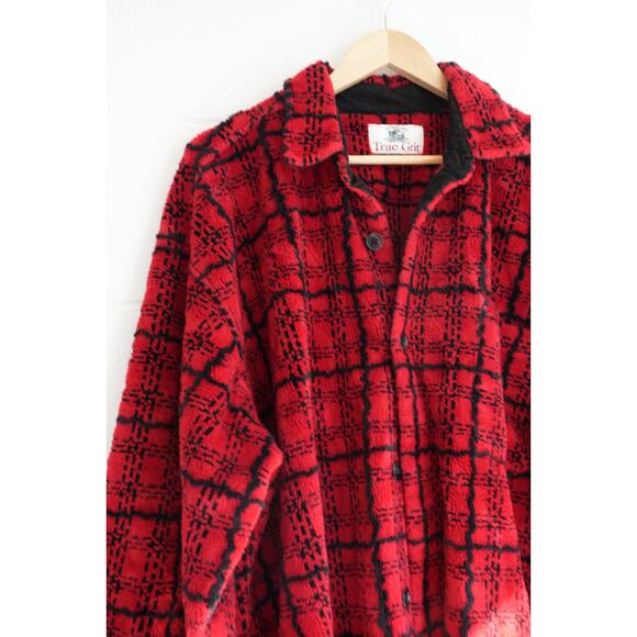 True Grit The Original Standard Red Pullover Fleece Size Extra Large - Picture 5 of 6